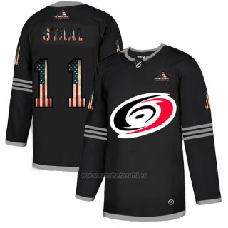 Camiseta Hockey Carolina Hurricanes Jordan Staal 2020 USA Flag Negro