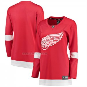 Camiseta Hockey Mujer Detroit Red Wings Primera Breakaway Rojo Camiseta Hockey Mujer Detroit Red Wings Primera Breakaway Rojo