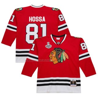 Camiseta Hockey Chicago Blackhawks Marian Hossa Mitchell & Ness 2014-15 Rojo