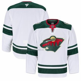 Camiseta Hockey Minnesota Wild Segunda Autentico Pro Blanco