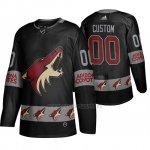 Camiseta Arizona Coyotes Personalizada Breakaway Negro