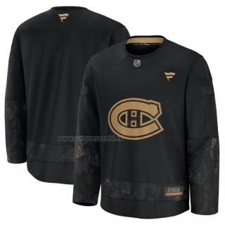 Camiseta Hockey Montreal Canadiens 2024 Military Appreciation Negro