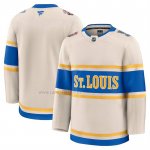 Camiseta Hockey St. Louis Blues 2025 Winter Classic Premium Crema