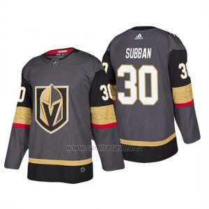 Camiseta Golden Knights Malcolm Subban Home Autentico Jugador Gris