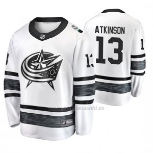 Camiseta Columbus Blue Jackets Cam Atkinson 2019 All Star Blanco