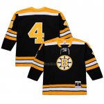 Camiseta Hockey Boston Bruins Bobby Orr Mitchell & Ness Big & Tall 1971-72 Blue Line 2.0 Negro