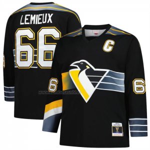 Camiseta Hockey Pittsburgh Penguins Mario Lemieux Mitchell & Ness 1996-97 Blue Line 2.0 Negro Camiseta Hockey Pittsburgh Penguins Mario Lemieux Mitchell & Ness 1996-97 Blue Line 2.0 Negro