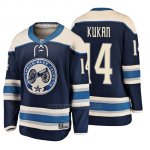Camiseta Nino Columbus Blue Jackets Dean Kukan 2019 Alternato Breakaway Azul