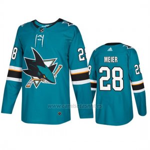 Camiseta San Jose Sharks Timo Meier Primera Verde
