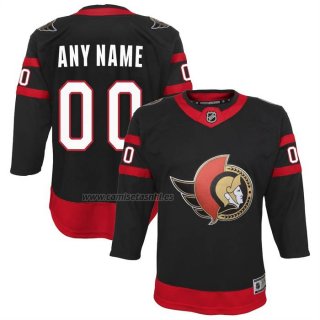 Camiseta Hockey Nino Ottawa Senators Primera Premier Personalizada Negro