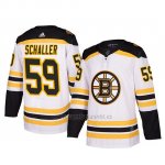 Camiseta Boston Bruins Tim Schaller Autentico Away Blanco