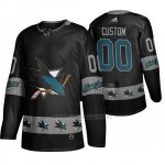 Camiseta St. Louis Blues Personalizada Breakaway Negro