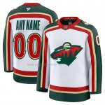 Camiseta Hockey Minnesota Wild 25th Aniversario Premium Personalizada Blanco Camiseta Hockey Minnesota Wild 25th Aniversario Premium Personalizada Blanco