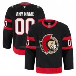 Camiseta Hockey Ottawa Senators Primera Autentico Pro Personalizada Negro