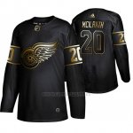 Camiseta Detroit Red Wings Dylan Mcilrath Golden Edition Autentico Negro