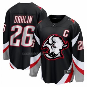 Camiseta Hockey Buffalo Sabres Rasmus Dahlin Alterno Captains Patch Breakaway Negro Camiseta Hockey Buffalo Sabres Rasmus Dahlin Alterno Captains Patch Breakaway Negro