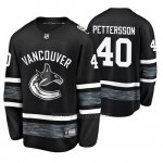 Camiseta Vancouver Canucks Elias Pettersson 2019 All Star Negro