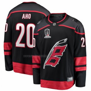 Camiseta Hockey Carolina Hurricanes Sebastian Aho 2026 Campeones Copa Stanley Primera Breakaway Negro Camiseta Hockey Carolina Hurricanes Sebastian Aho 2026 Campeones Copa Stanley Primera Breakaway Negro