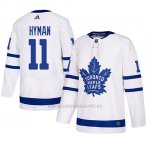 Camiseta Toronto Maple Leafs Zach Hyman Autentico Away Blanco