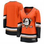 Camiseta Hockey Mujer Anaheim Ducks Primera Breakaway Naranja Camiseta Hockey Mujer Anaheim Ducks Primera Breakaway Naranja