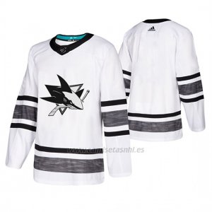 Camiseta San Jose Sharks Blank 2019 All Star Blanco