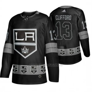 Camiseta Los Angeles Kings Kyle Clifford Breakaway Negro