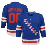 Camiseta Hockey Nino New York Rangers Primera Replica Personalizada Azul Camiseta Hockey Nino New York Rangers Primera Replica Personalizada Azul