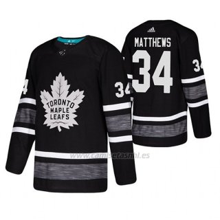 Camiseta Toronto Maple Leafs Auston Matthews 2019 All Star Negro 0a