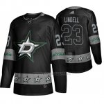 Camiseta Dallas Stars Esa Lindell Breakaway Negro