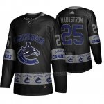 Camiseta Vancouver Canucks Jacob Markstrom Breakaway Negro