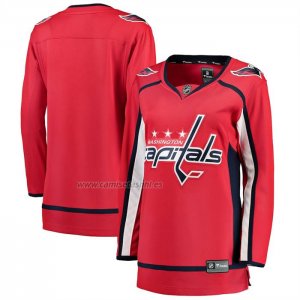 Camiseta Hockey Mujer Washington Capitals Primera Breakaway Rojo Camiseta Hockey Mujer Washington Capitals Primera Breakaway Rojo