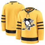 Camiseta Hockey Pittsburgh Penguins Alterno Premium Amarillo