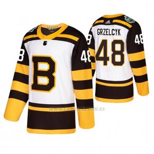 Camiseta Boston Bruins Matt Grzelcyk Winter Classic Adidas Blanco