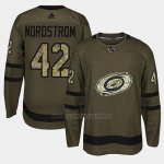 Camiseta Carolina Hurricanes Joakim Nordstrom Camo Salute To Service