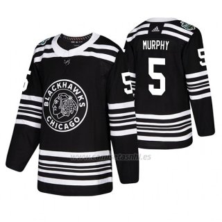 Camiseta Chicago Blackhawks Connor Murphy Winter Classic Adidas Negro