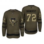 Camiseta Pittsburgh Penguins 72 Patric Hornqvist Camo Salute To Service