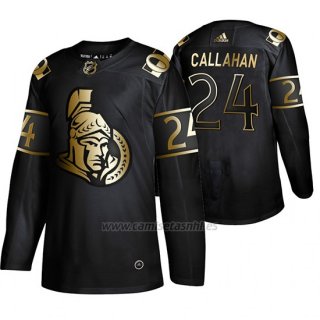 Camiseta Ottawa Senators Ryan Callahan Golden Edition Autentico Negro