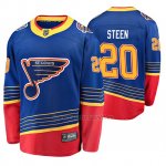 Camiseta Hockey St. Louis Blues Alexander Steen Retro Premier Azul