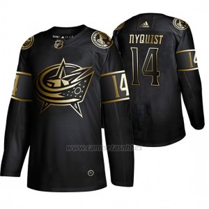 Camiseta Columbus Blue Jackets Gustav Nyquist Golden Edition Autentico Adidas