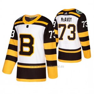 Camiseta Boston Bruins Charlie Mcavoy Winter Classic Adidas Blanco