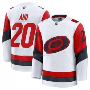 Camiseta Hockey Carolina Hurricanes Sebastian Aho Primera Premium Blanco Camiseta Hockey Carolina Hurricanes Sebastian Aho Primera Premium Blanco
