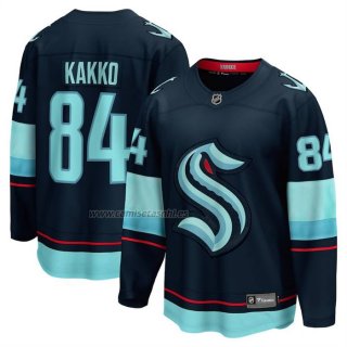Camiseta Hockey Seattle Kraken Kaapo Kakko Primera Breakaway Azul