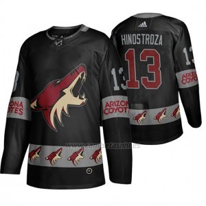 Camiseta Arizona Coyotes Vinnie Hinostroza Breakaway Negro