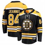 Camiseta Hockey Boston Bruins Tanner Jeannot Primera Breakaway Negro