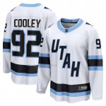 Camiseta Hockey Utah Mammoth Logan Cooley Segunda Breakaway Blanco Camiseta Hockey Utah Mammoth Logan Cooley Segunda Breakaway Blanco