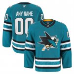 Camiseta Hockey San Jose Sharks Autentico Pro Personalizada Azul
