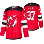 Camiseta New Jersey Devils Pavel Zacha Primera Autentico Rojo