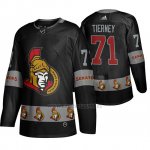 Camiseta Ottawa Senators Chris Tierney Breakaway Negro