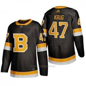 Camiseta Hockey Boston Bruins Torey Krug Alterno 2019-20 Negro