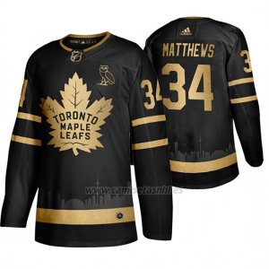 Camiseta Toronto Maple Leafs ?? OVO Auston Matthews Golden Limited Edition Negro